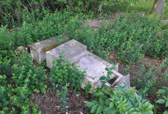 Zaniklá část hřbitova, Větrovská Barbora, 2016