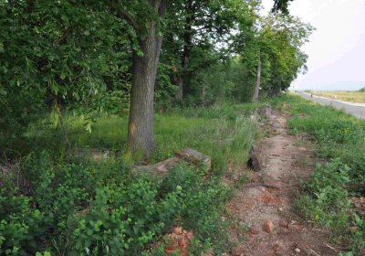 Zaniklá část hřbitova, Větrovská Barbora, 2016