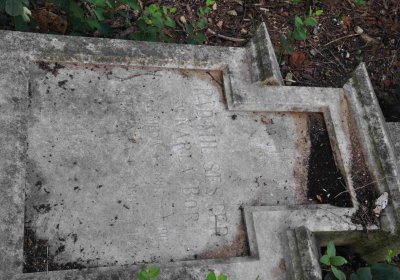 Zaniklá část hřbitova, Větrovská Barbora, 2016