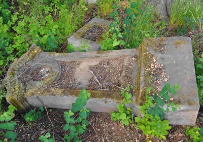 Zaniklá část hřbitova, Větrovská Barbora, 2016