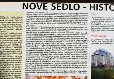 Nové Sedlo, Omnium, 2020