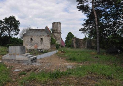 Fotografie hřbitova při probíhající rekonstrukci, Omnium, 2016