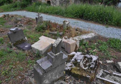 Fotografie hřbitova při probíhající rekonstrukci, Omnium, 2016