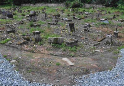 Fotografie hřbitova při probíhající rekonstrukci, Omnium, 2016