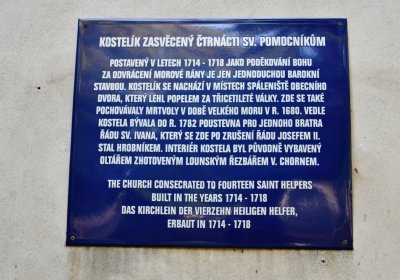 Louny u kostela 14 sv. pomocníků, Omnium, 2020